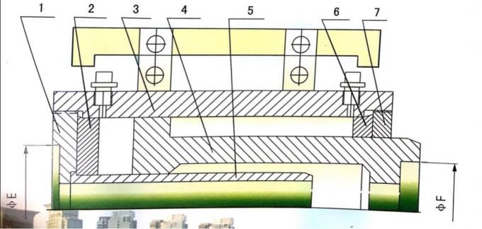 Filo idraulico di tensione rilevata in anticipo della posta mono che sollecita Jack per il ponte