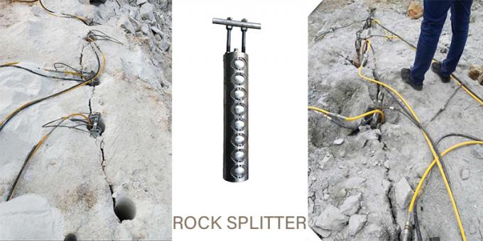 Separatore idraulico di scissione estraente della roccia
